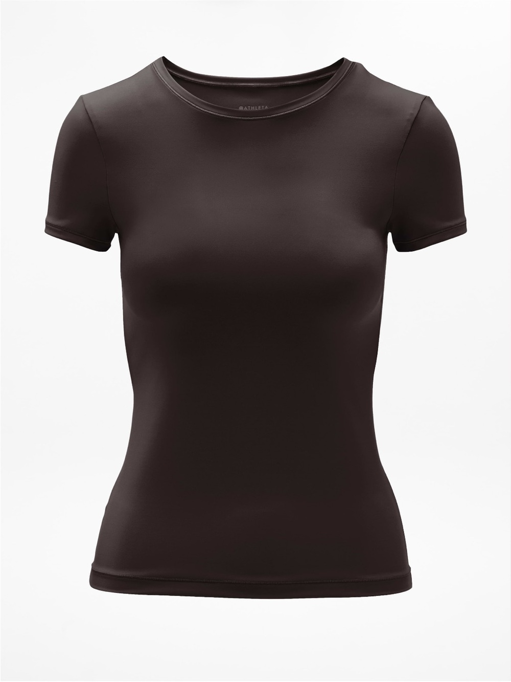 NEW Athleta BodyMove Crewneck Tee in Truffle - Picture 8 of 9